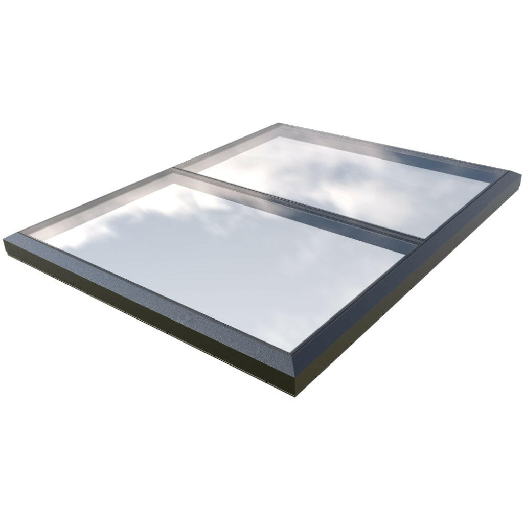 2000 x 3000 mm Fixed Glass Link Modular Skylight (1 Fixed 0 Opening).