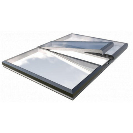 2500 x 3500 mm Electric Opening Glass Link Modular Skylight (2 Fixed 1 Opening).