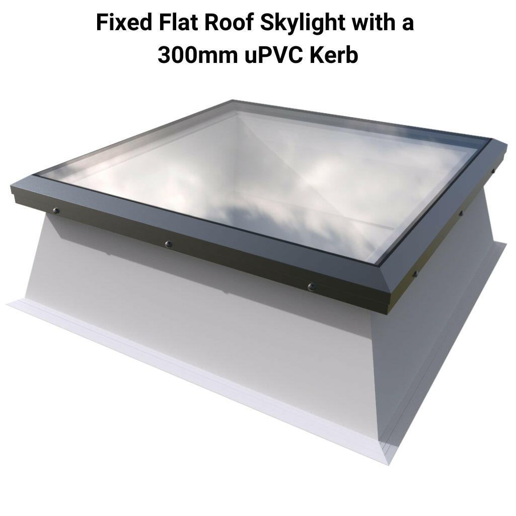 Brett Martin Custom Size Fixed Flat Roof Skylight.