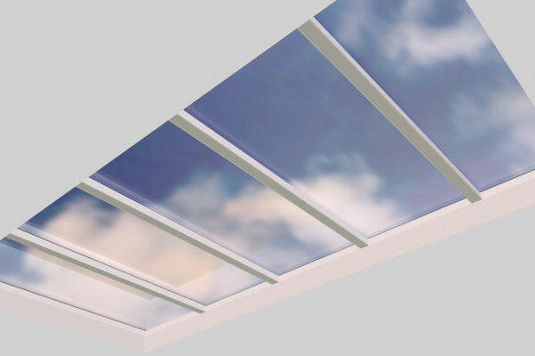 3000 x 6000 mm Fixed Glass Link Modular Skylight (5 Fixed 0 Opening).