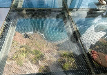 1500 x 1500 mm Frameless Walk-on Skylight.