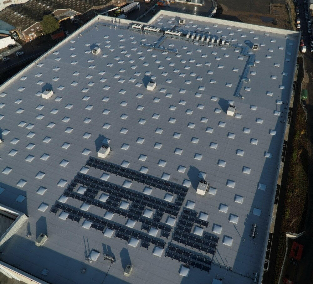 450 x 450 mm Polycarbonate Fixed Dome Rooflight by Mardome Trade.