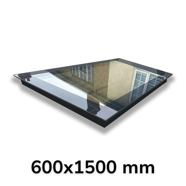 600 x 1500 mm LD Frameless Triple Glazed Flat Roof Skylight.