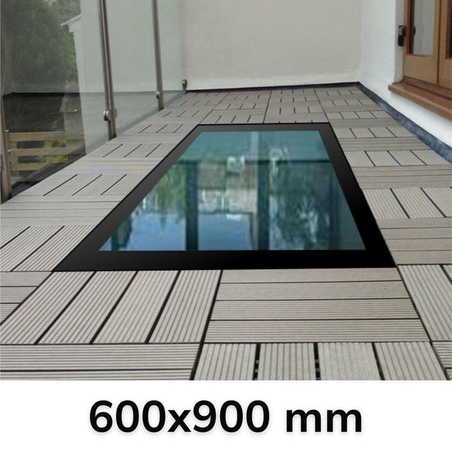 600 x 900 mm Framed Walk-on Skylight.