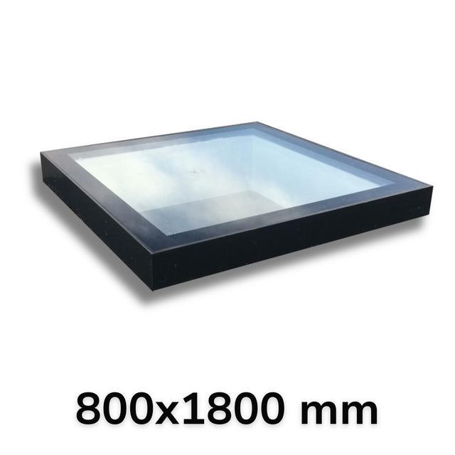 800 x 1800 mm LD Framed Flat Roof Skylight.