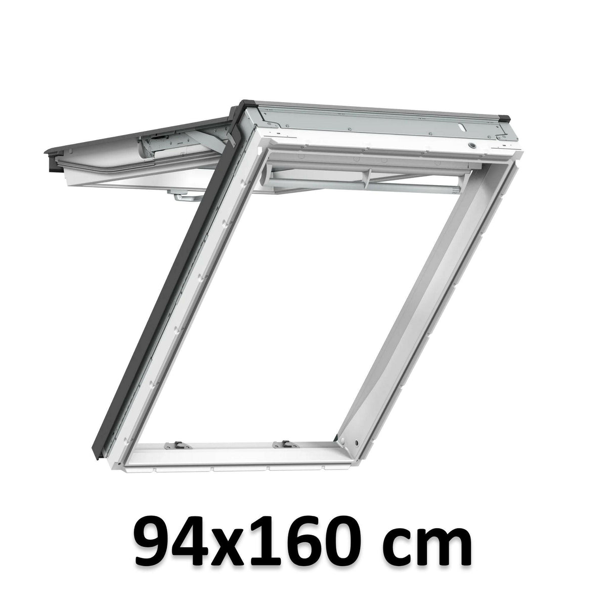 94x160 Cm VELUX GPU PK10 0066 Manual Top Hung Roof Window White Poly 94x160-cm-velux-gpu-pk10-0066-manual-top-hung-roof-window-white-poly