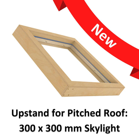 300 x 300 mm Insulated Upstand for Pitched Roof Skylight.
