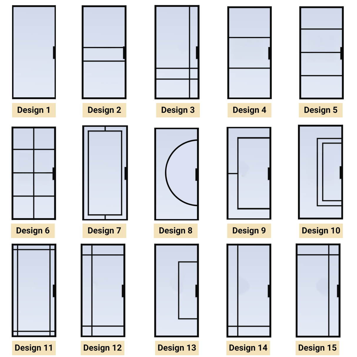 Custom Size Single Hinged Steel Door