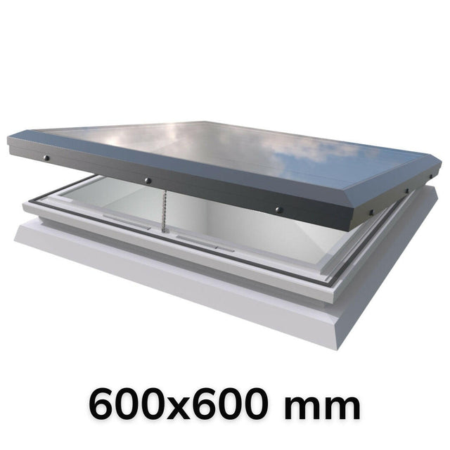 600 x 600 mm Brett Martin Electric Opening Flat Roof Skylight.