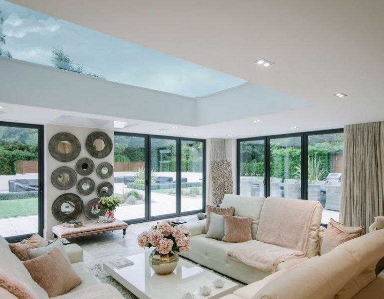 300 x 300 mm LD Frameless Triple Glazed Flat Roof Skylight.