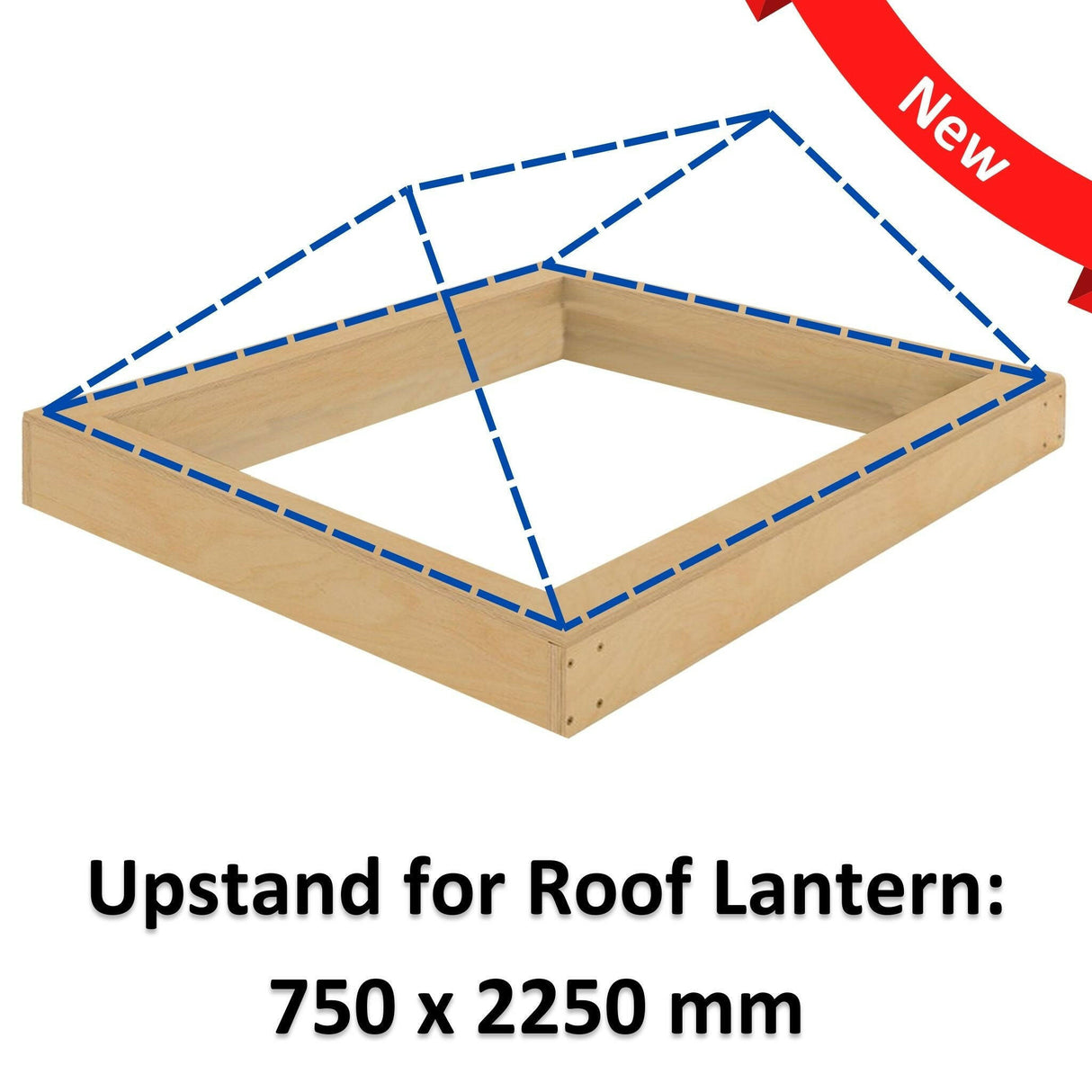 750 x 2250 mm Insulated Upstand for Roof Lantern.