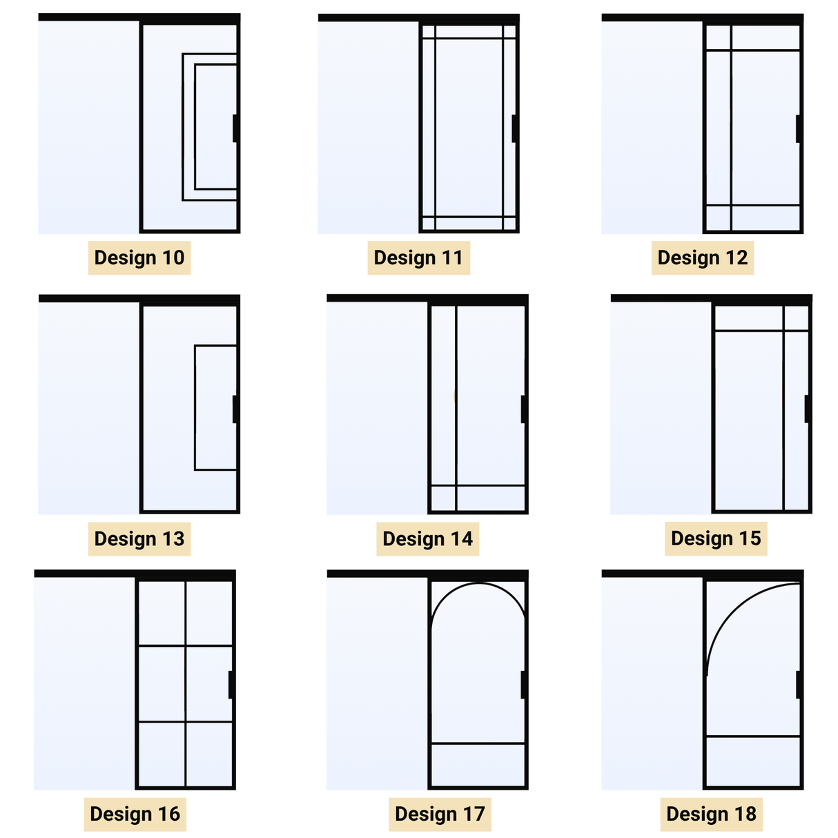 Custom Size Single Sliding Steel Door