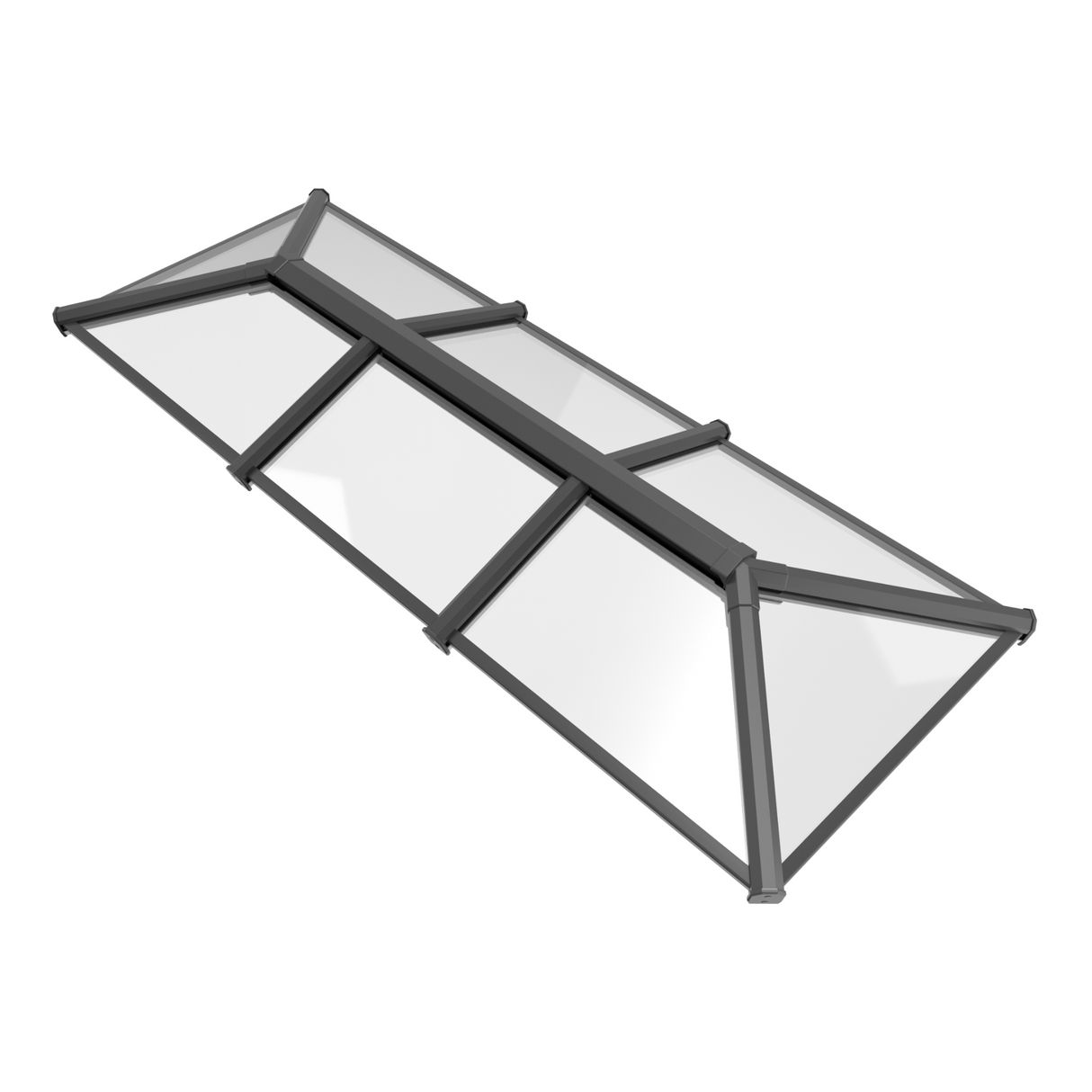 1000 x 3000 mm Stratus Aluminium Roof Lantern Style 3 (Traditional).
