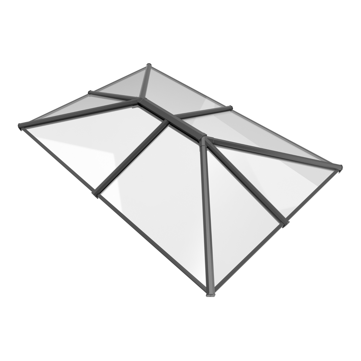 2500 x 3000 mm Stratus Aluminium Roof Lantern Style 4 (Traditional).