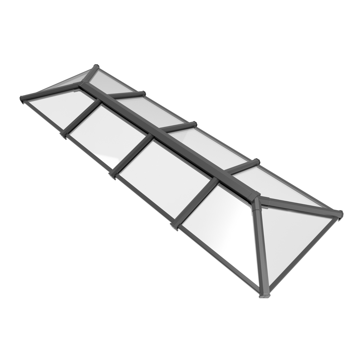 1000 x 5500 mm Stratus Aluminium Roof Lantern Style 6 (Traditional).