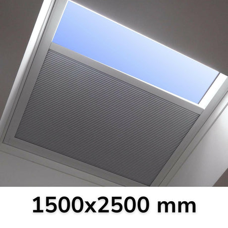 1500 x 2500 mm LD Manual Blinds for Flat / Pitched Roof Skylights & Roof Lanterns.