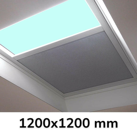1200 x 1200 mm LD Electric Blinds for Flat / Pitched Roof Skylights & Roof Lanterns.