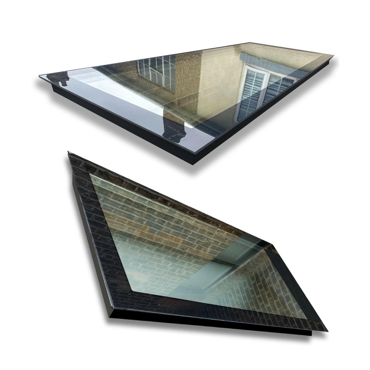 Custom Size Frameless Triple Glazed Flat and Pitched Roof Skylight Online Calculator.
