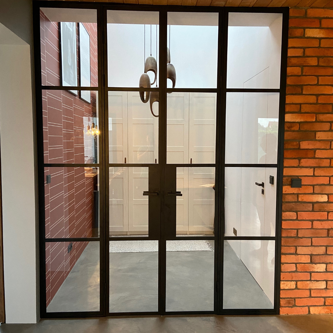 Custom Size Double Hinged Steel Door