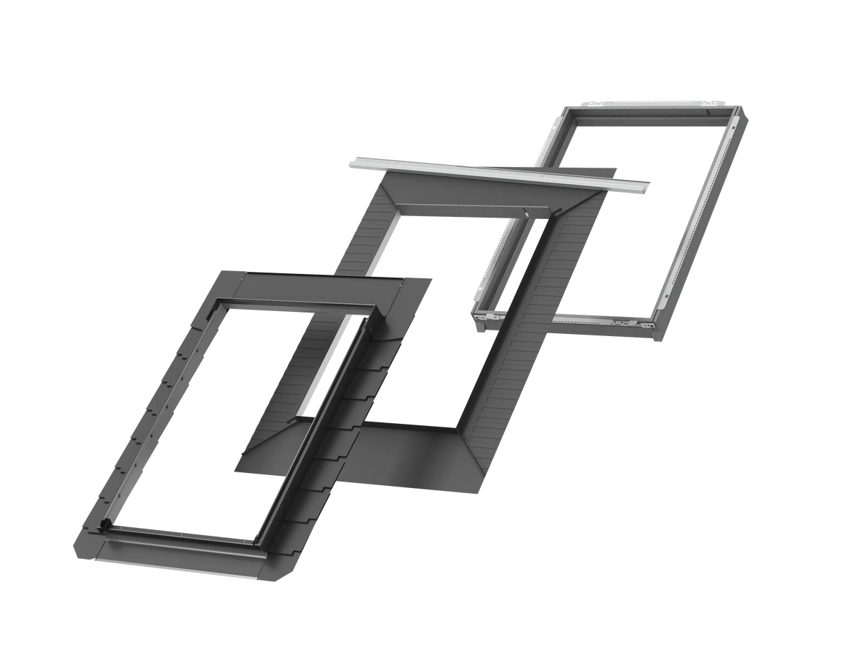 55x98 cm VELUX Pro+ EDL CK04 2100 Slate Flashing with Insulation | Copper Finish