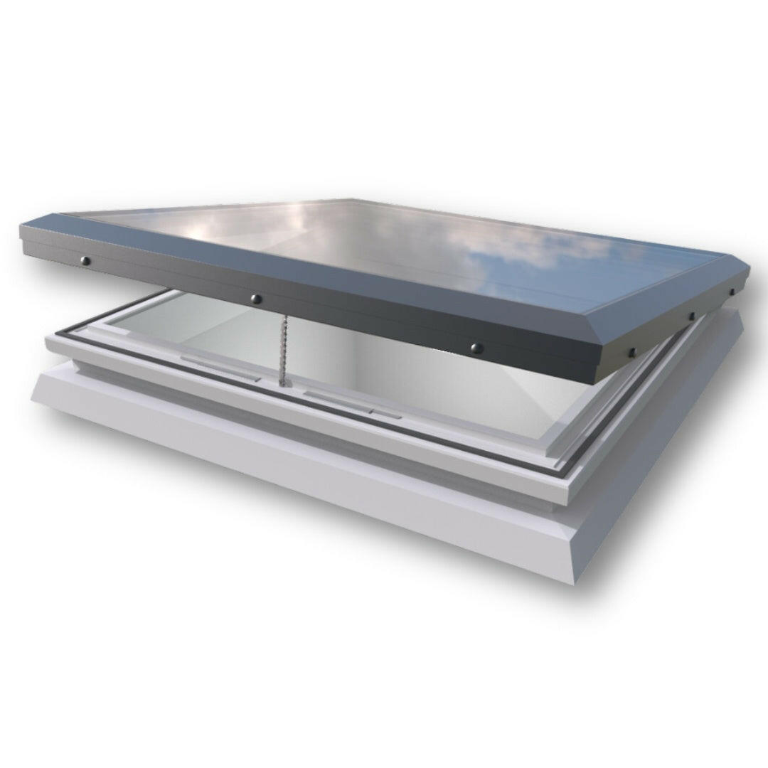 600 x 1200 mm Brett Martin Electric Opening Flat Roof Skylight.