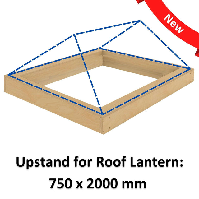 750 x 2000 mm Insulated Upstand for Roof Lantern.