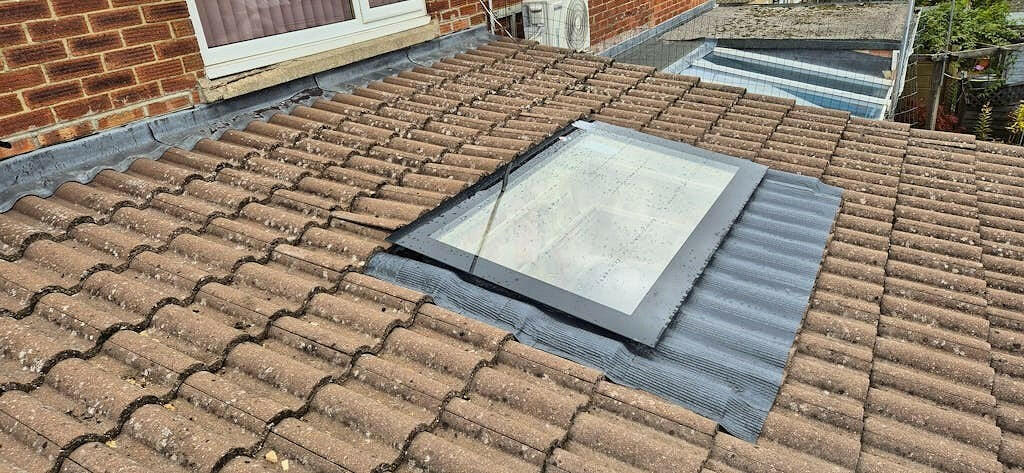 800 x 2000 mm LD Frameless Triple Glazed Pitched Roof Skylight.