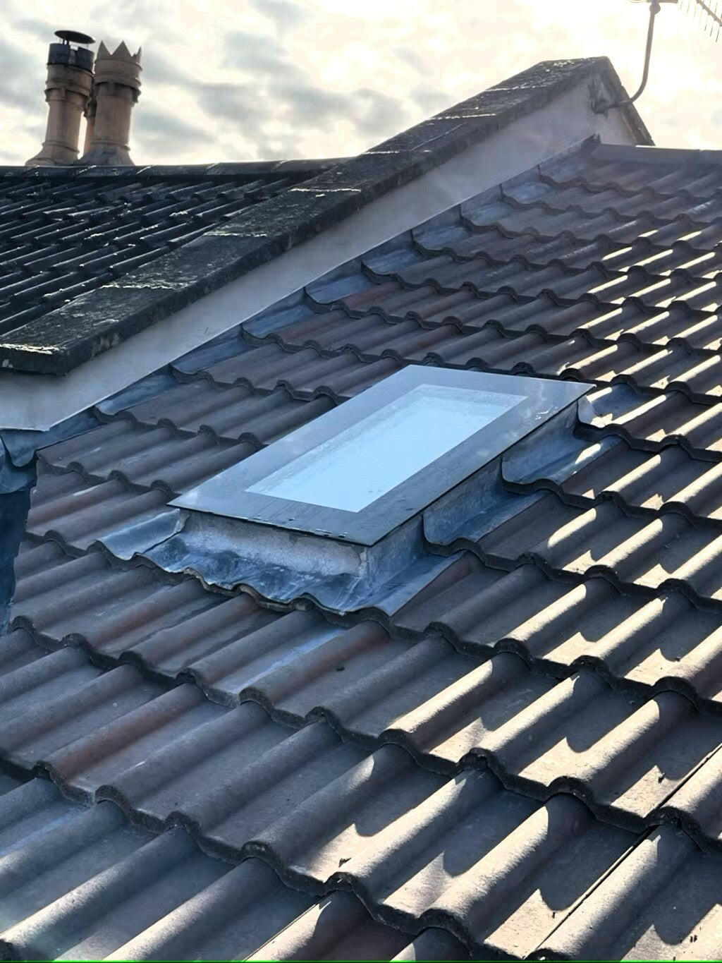 800 x 2000 mm LD Frameless Triple Glazed Pitched Roof Skylight.