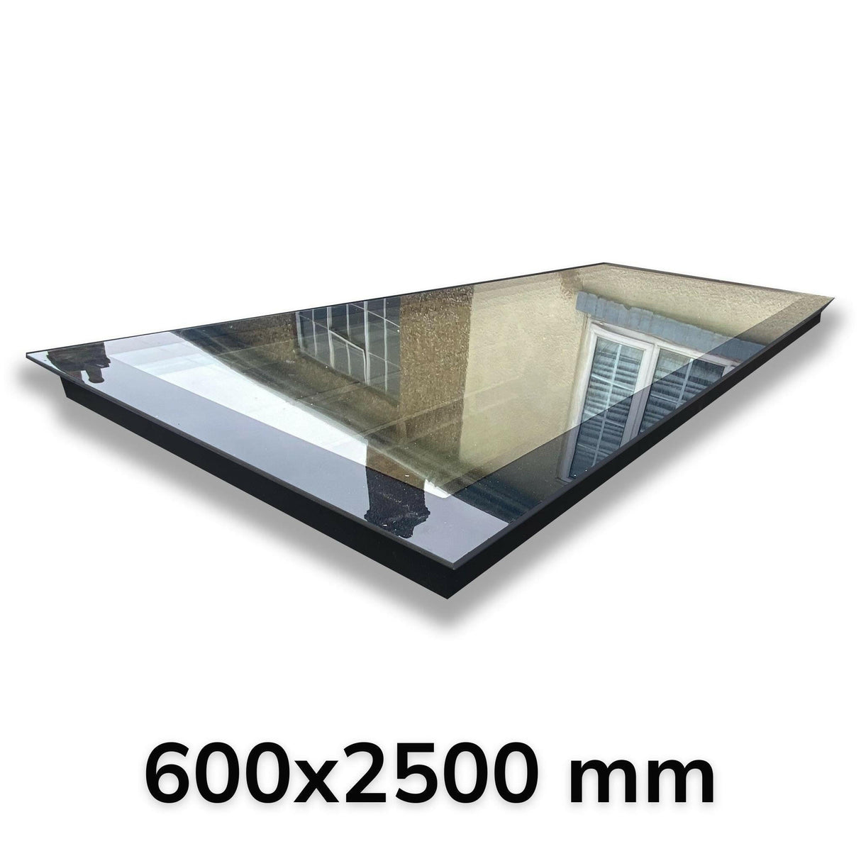 600 x 2500 mm LD Frameless Triple Glazed Flat Roof Skylight.