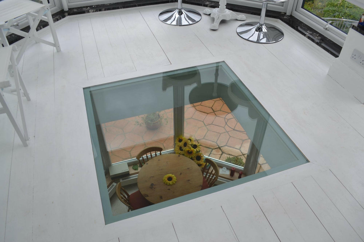 Custom Size Framed Walk-on Skylight Calculator.