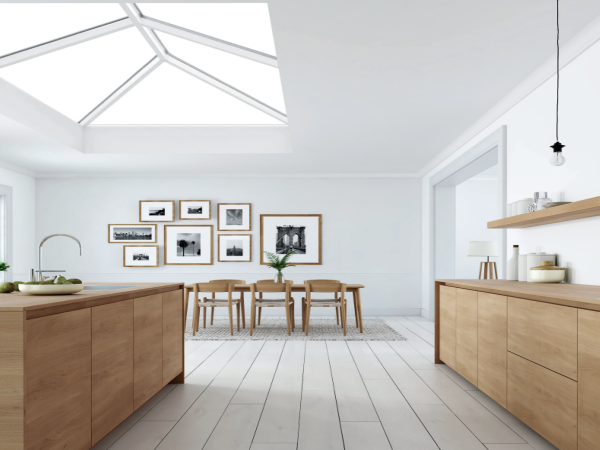 1500 x 2500 mm Stratus Aluminium Roof Lantern Style 2 (Traditional).