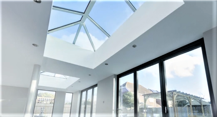 2000 x 4000 mm Stratus Aluminium Roof Lantern Style 5 (Traditional).