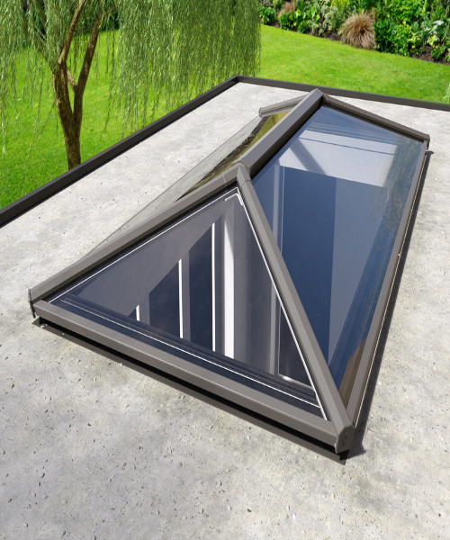 1000 x 2500 mm Stratus Aluminium Roof Lantern Style 1 (Contemporary).