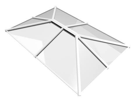 1750 x 2250 mm Stratus Aluminium Roof Lantern Style 4 (Traditional).