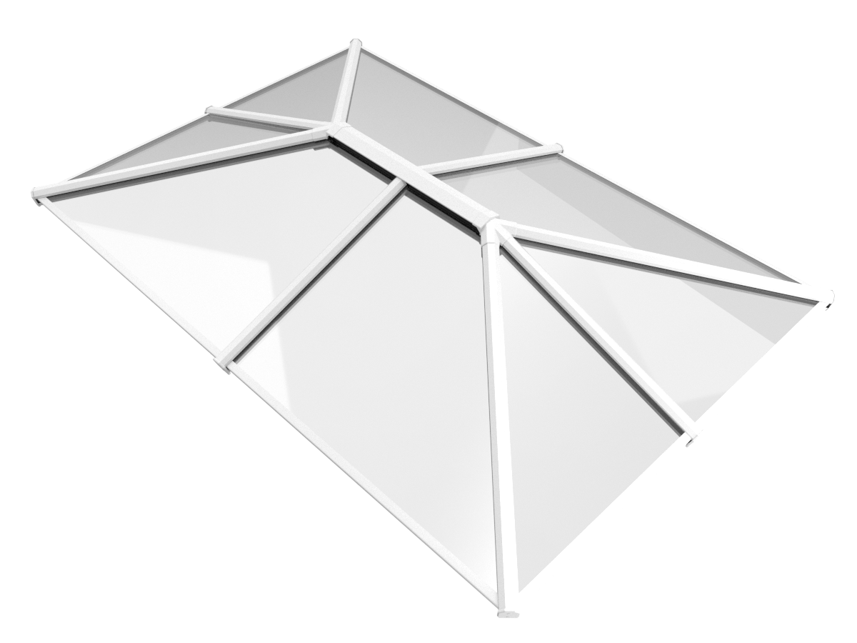 2500 x 2750 mm Stratus Aluminium Roof Lantern Style 4 (Traditional).