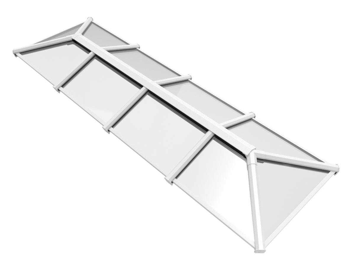 1000 x 5500 mm Stratus Aluminium Roof Lantern Style 6 (Traditional).