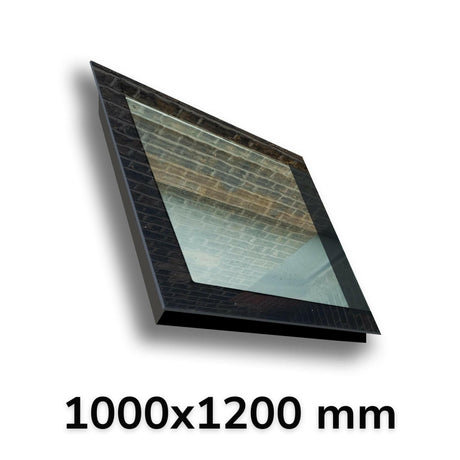 1000 x 1200 mm LD Frameless Triple Glazed Pitched Roof Skylight.