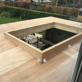 1000 x 1000 mm Insulated Upstand for Flat Roof Skylight.