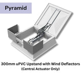 1050 x 1200 mm Smoke Vent Rooflight by Mardome.