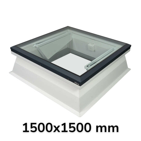 1500 x 1500 mm Brett Martin Flat Glass Access Hatch.