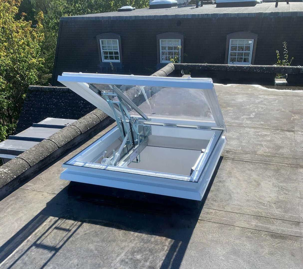 1200 x 1200 mm Smoke Vent Rooflight by Mardome.