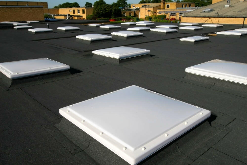 900 x 1200 mm Polycarbonate Fixed Dome Rooflight by Mardome Trade.