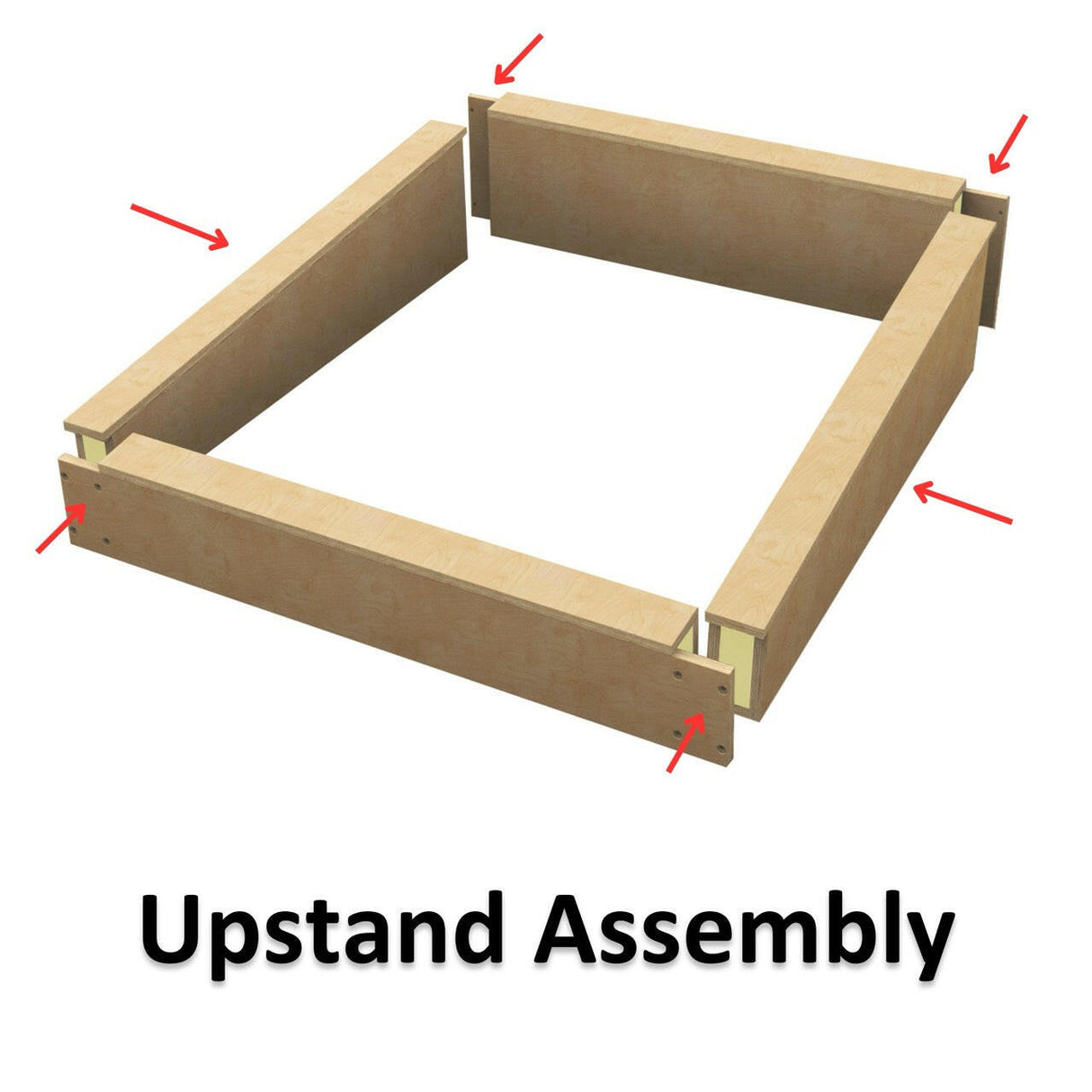 1000 x 1500 mm Insulated Upstand for Flat Roof Skylight.
