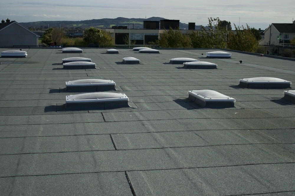 900 x 900 mm Polycarbonate Fixed Dome Rooflight by Mardome Trade.