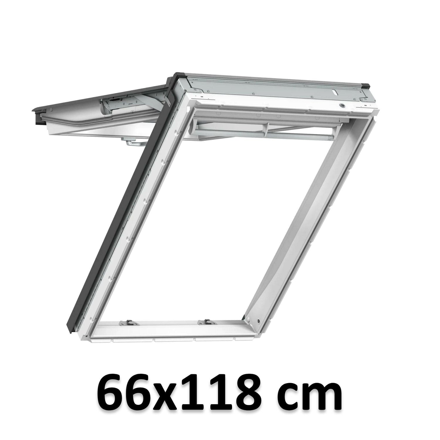 66x118 cm VELUX GPU FK06 0068 Manual Top-Hung Roof Window | White Poly ...