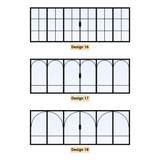 Custom Size 6 Panel Bi-Fold Steel Door