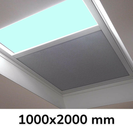 1000 x 2000 mm LD Electric Blinds for Flat / Pitched Roof Skylights & Roof Lanterns.
