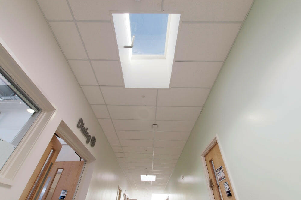 900 x 900 mm Polycarbonate Fixed Dome Rooflight by Mardome Trade.