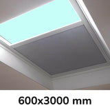 600 x 3000 mm LD Electric Blinds for Flat / Pitched Roof Skylights & Roof Lanterns.