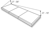 2500 x 2500 mm Electric Opening Glass Link Modular Skylight (1 Fixed 1 Opening).